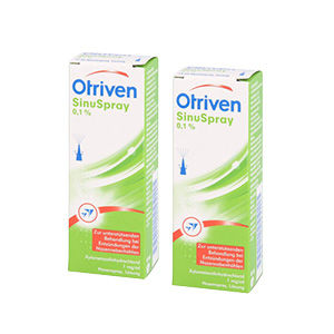 OTRIVEN SinuSpray 0,1% Nasenspray Doppelpackung (2x10 ml)