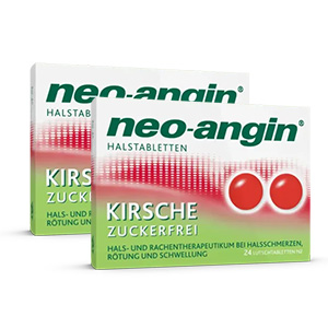 NEO-ANGIN Halstabletten Kirsche Doppelpackung (2x 24St)