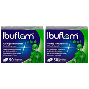 IBUFLAM akut 400 mg Filmtabletten Doppelpackung (2x 50St)