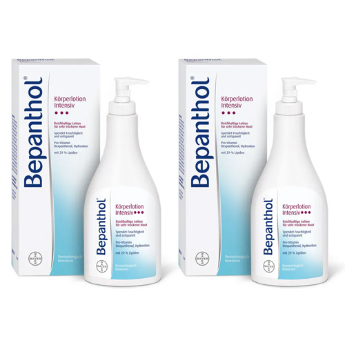 BEPANTHOL Intensiv Körperlotion Spenderflasche Set (2x 400ml)