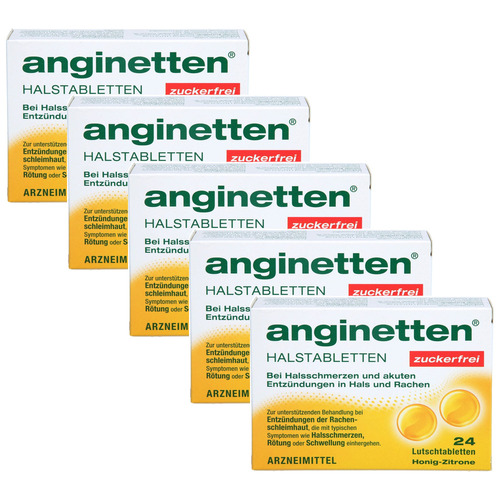 ANGINETTEN Halstabletten zuckerfrei (5x24 St)