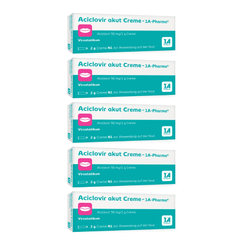 ACICLOVIR akut Creme-1A Pharma (5x2g)