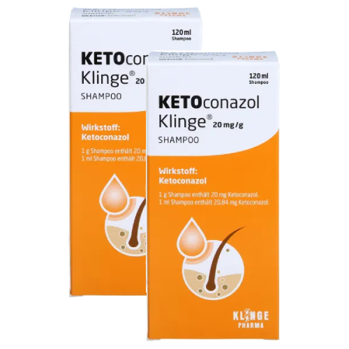 KETOCONAZOL Klinge 20 mg/g Shampoo Set