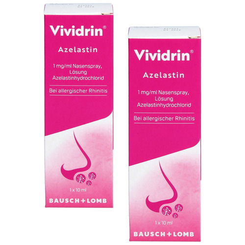 VIVIDRIN Azelastin 1 mg/ml Nasenspray Lösung