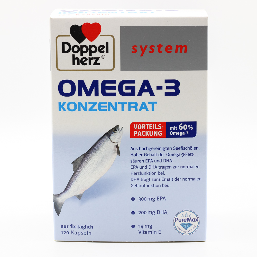 DOPPELHERZ Omega-3 Konzentrat system Kapseln