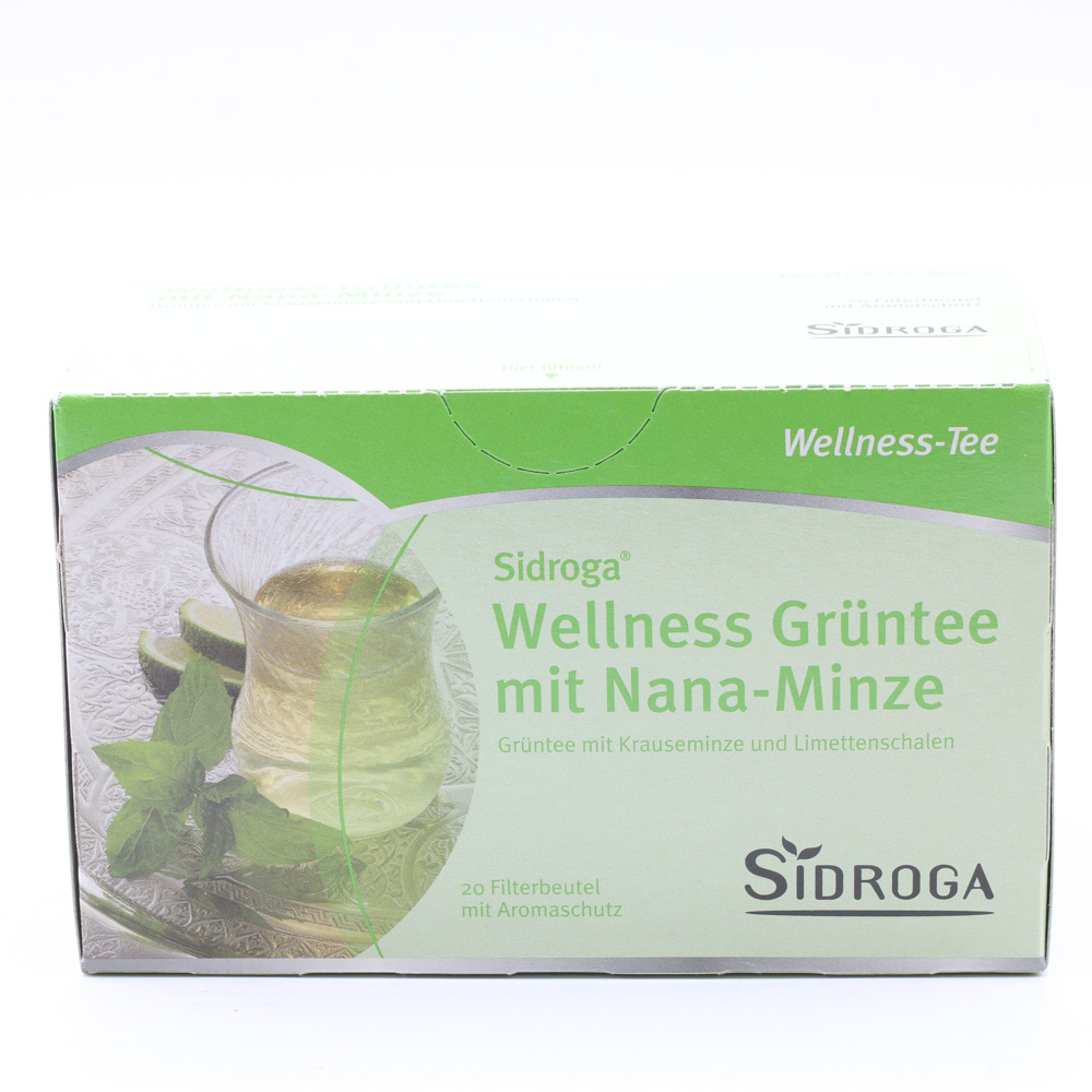 SIDROGA Wellness Grüntee m. Nana-Minze Filterb.