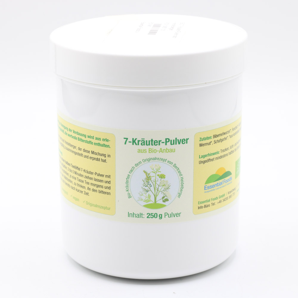 BIO 7 Kräuter Pulver nach Heidelberger