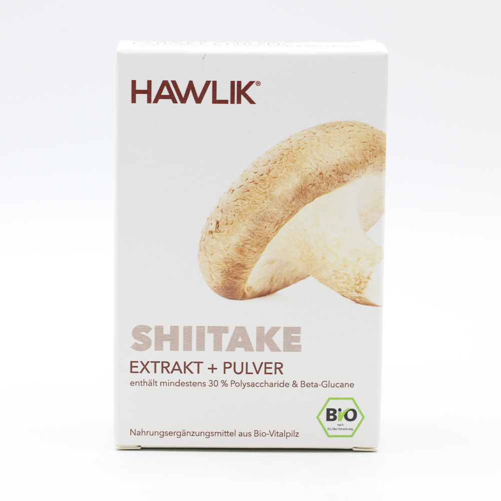 BIO SHIITAKE Extrakt+Pulver Kapseln