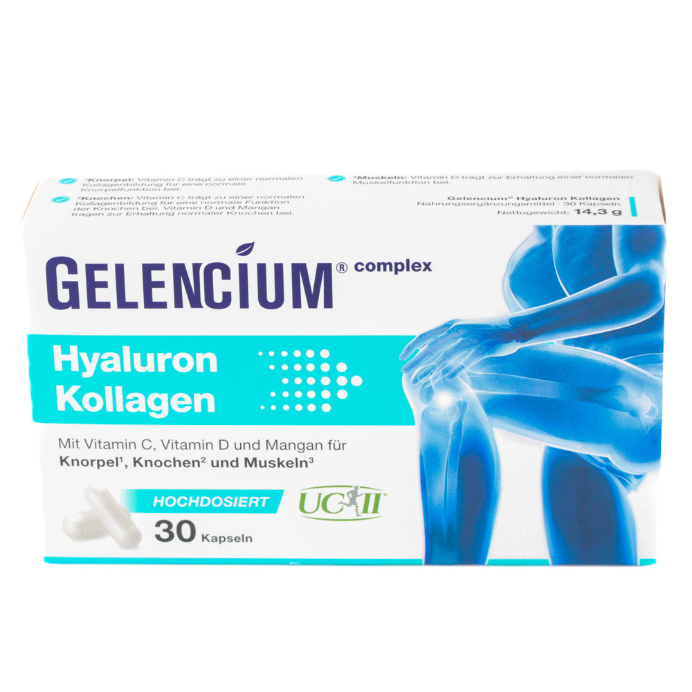 GELENCIUM Hyaluron Kollagen hochdos.Vitamin C Kps.