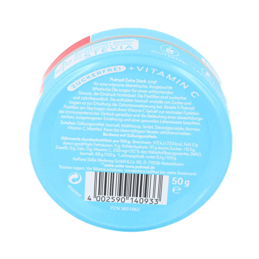 PULMOLL Extra stark zuckerfrei Bonbons