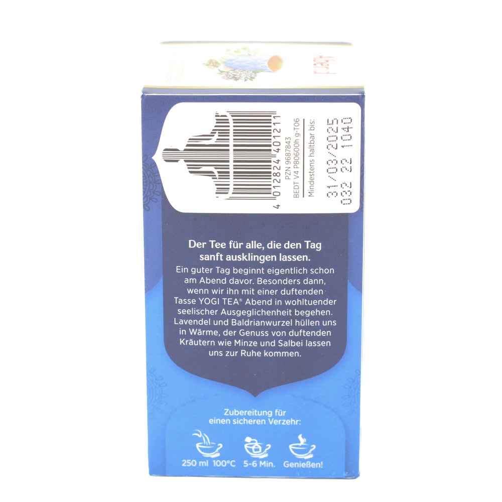 YOGI TEA Abend Tee Bio Filterbeutel