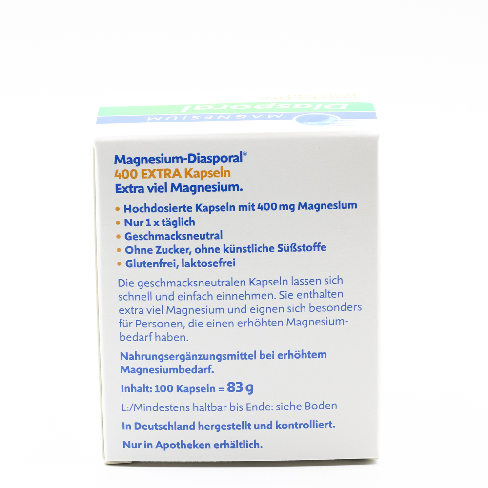 MAGNESIUM DIASPORAL 400 Extra Kapseln