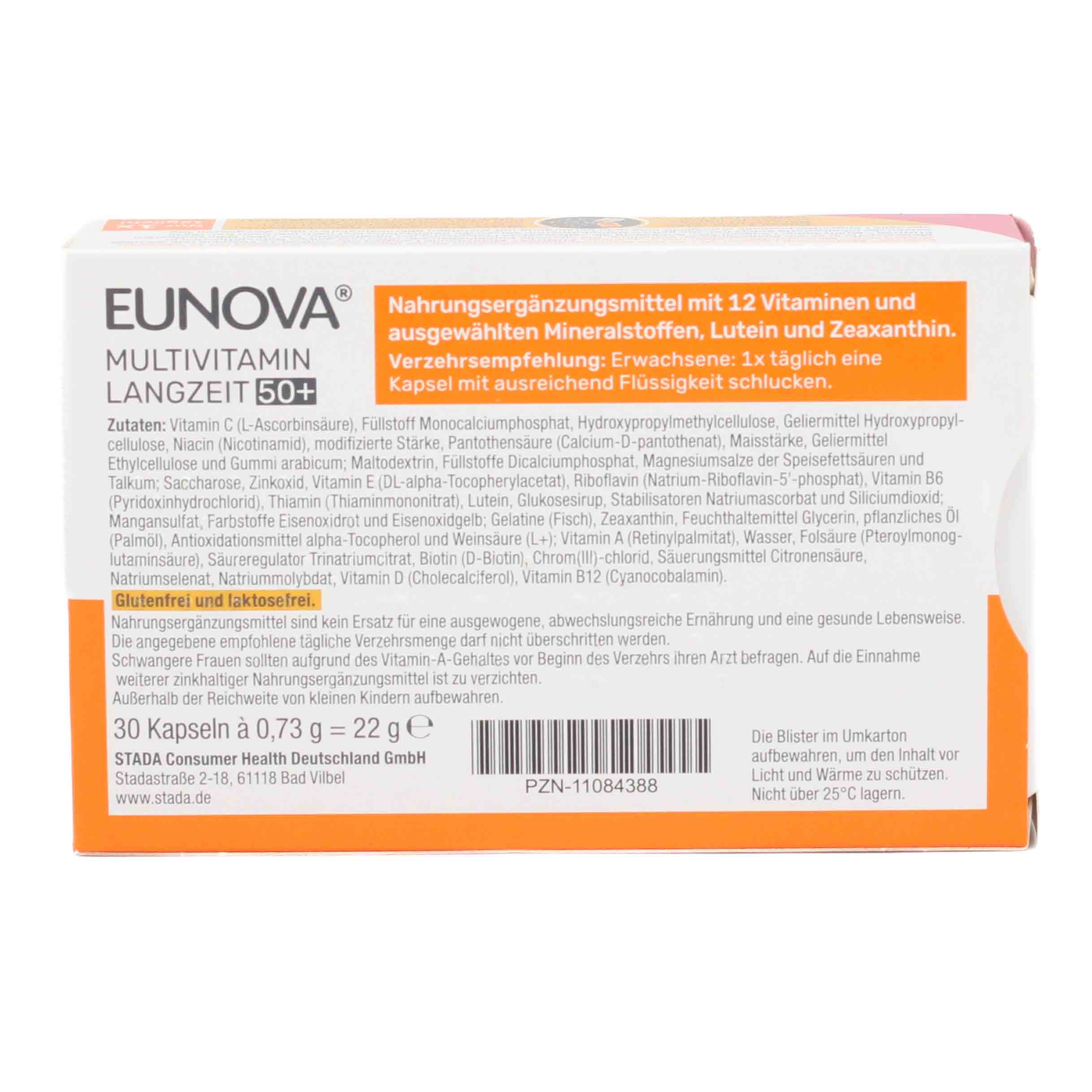 EUNOVA Langzeit 50+ Kapseln