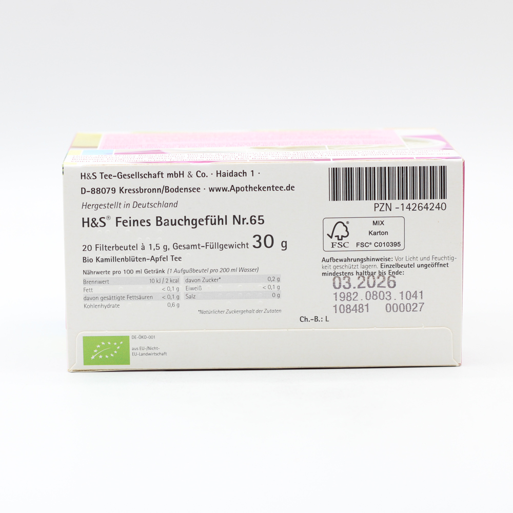 H&S Bio Baby- u.Kindertee Feines Bauchgefühl Fbtl.