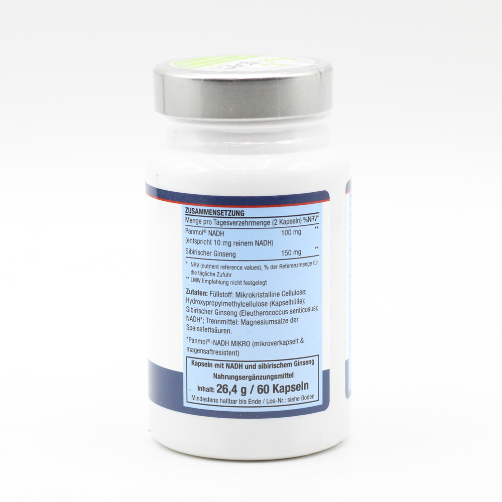 NADH 100+Ginseng magensaftresistente Kapseln