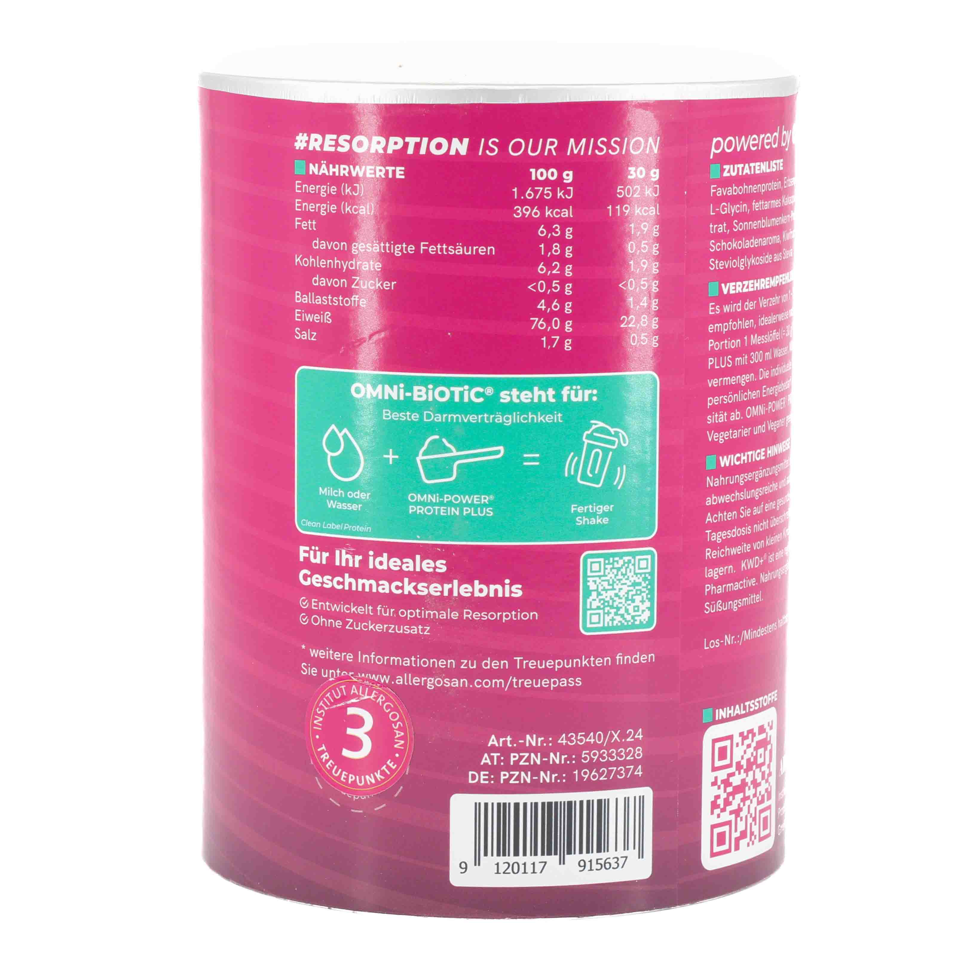 OMNI POWER Protein Shake Schoko Pulver