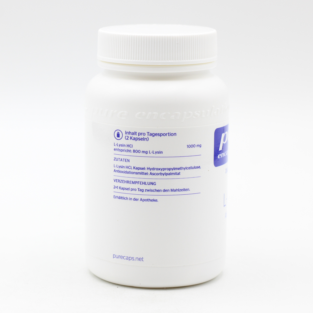 PURE ENCAPSULATIONS L-Lysin Kapseln