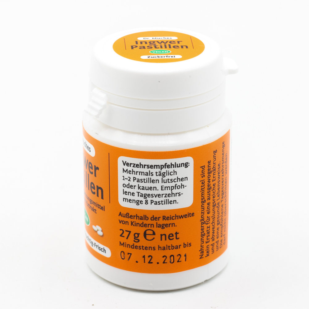 INGWER PASTILLEN Dr.Muches zuckerfrei