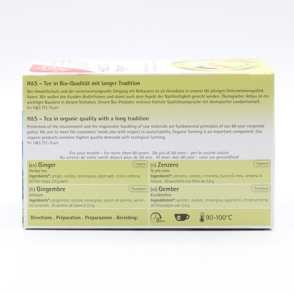 H&S Bio Ingwer Filterbeutel