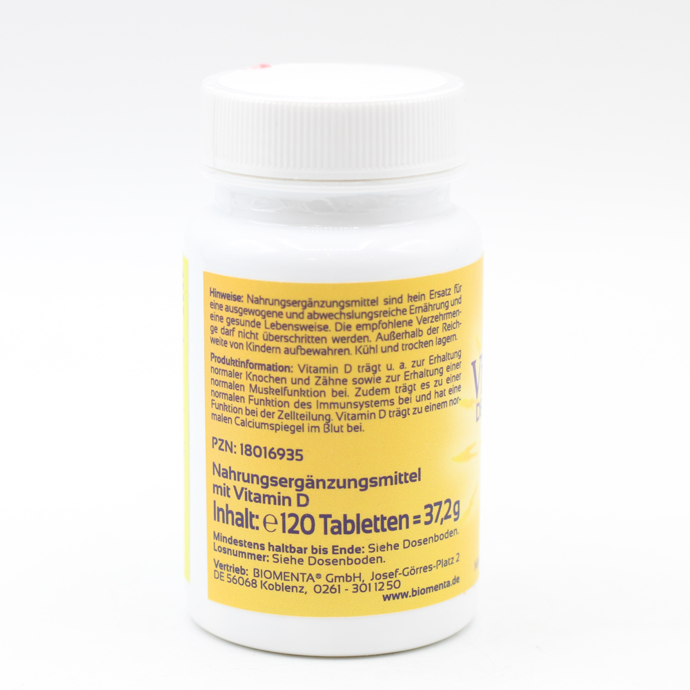 BIOMENTA Vitamin Depot D3 20.000 I.E. vegetar.Tab.
