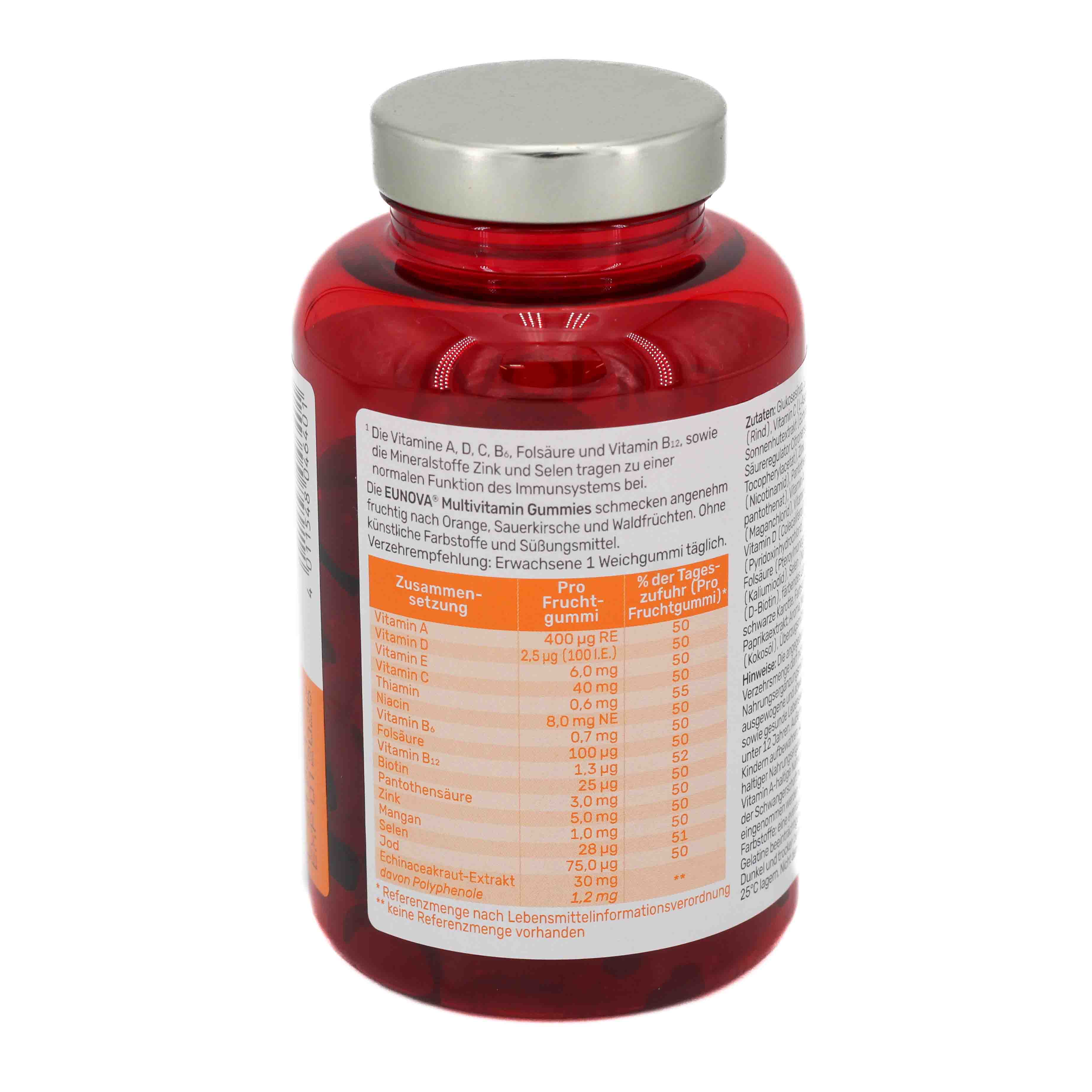EUNOVA Multivitamin Gummies Doppelpackung (2x60St)