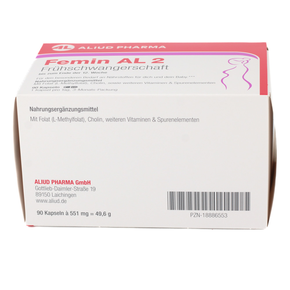 FEMIN AL 2 Frühschwangerschaft Hartkapseln