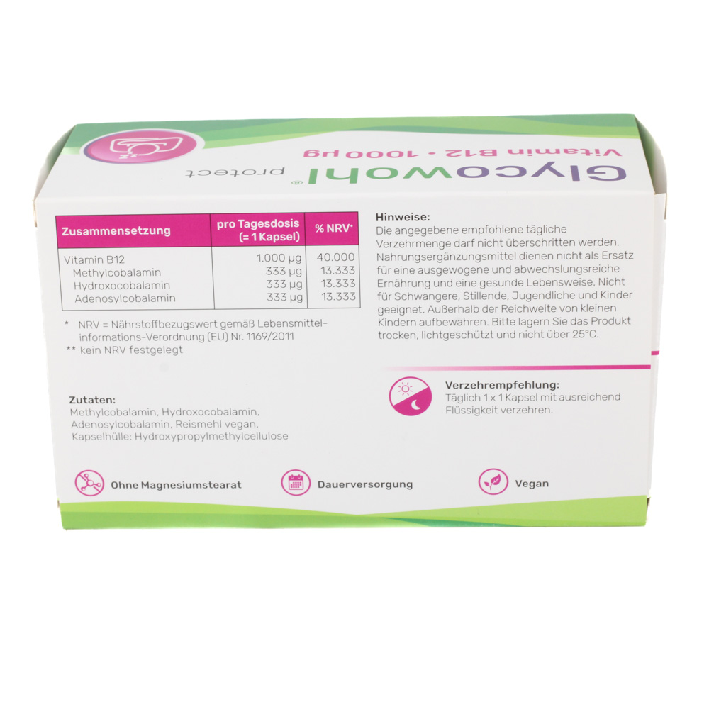 GLYCOWOHL Vitamin B12 1000 μg hochdos.vegan Kaps.