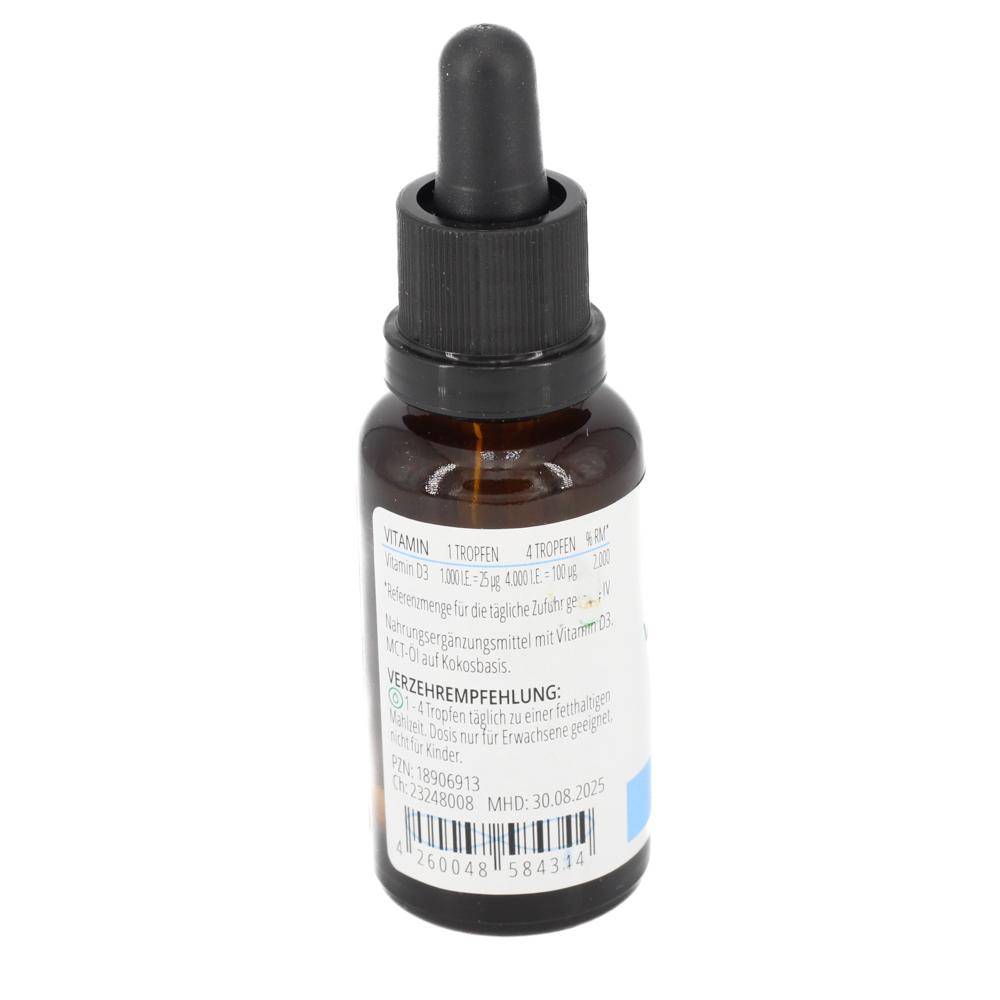 VITAMIN D3 MCT-Öl 1000 I.E. Tropfen zum Einnehmen