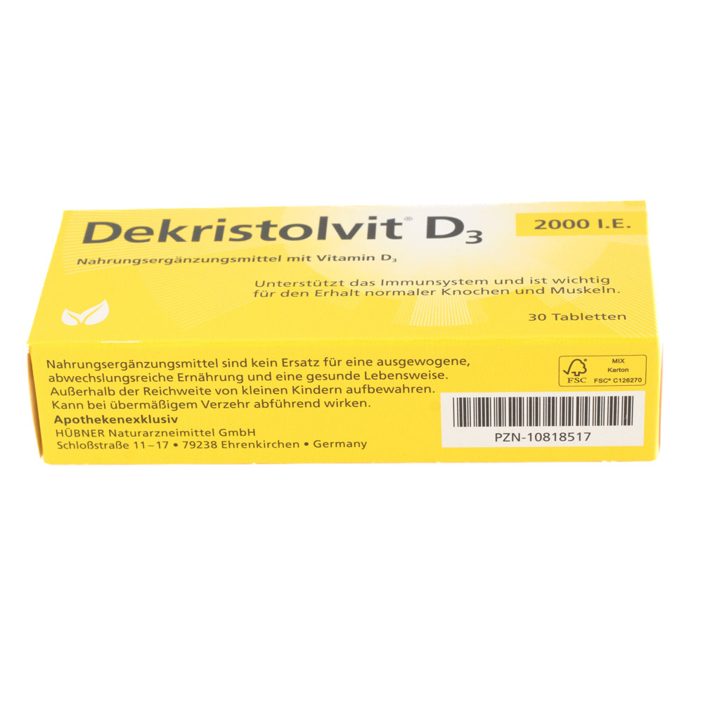 DEKRISTOLVIT D3 2000 I.E. Tabletten