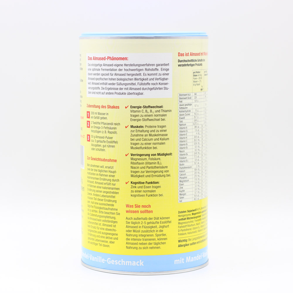 ALMASED Vitalkost Mandel-Vanille Pulver (3x500g)