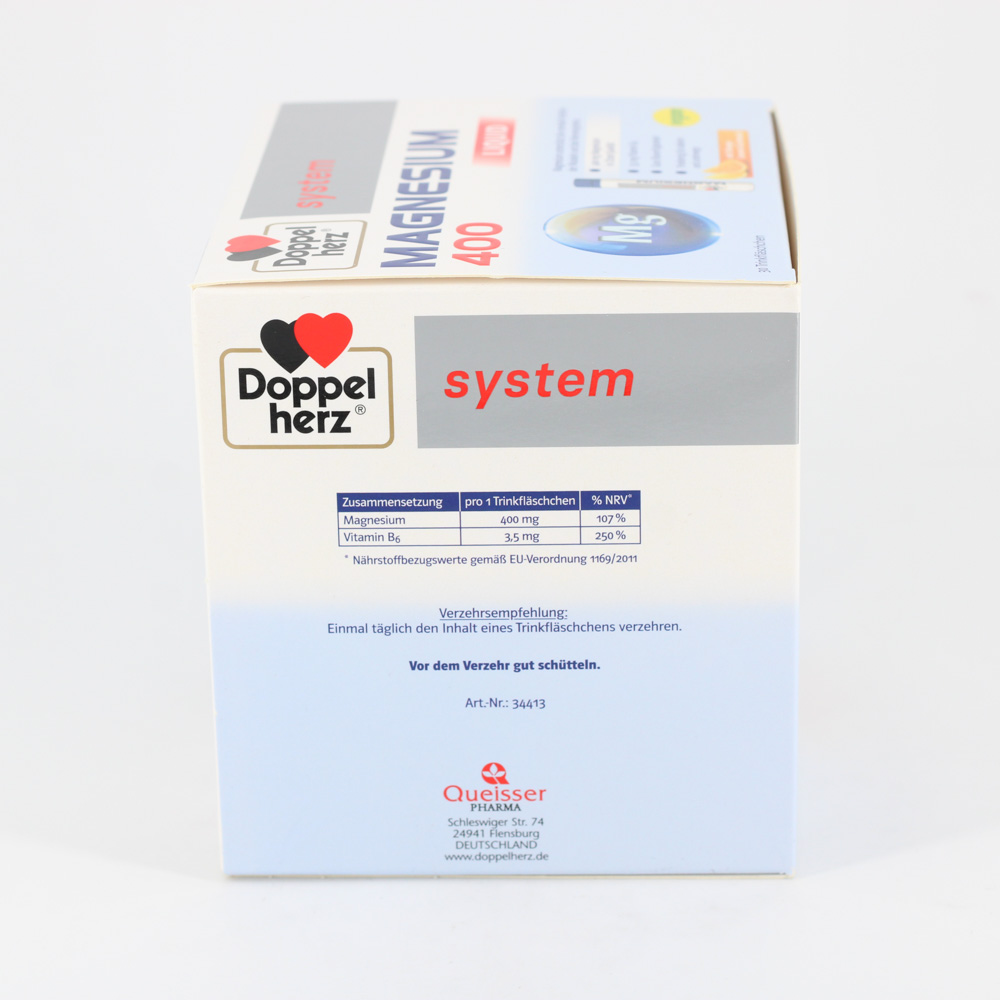DOPPELHERZ Magnesium 400 Liquid system Trinkamp.