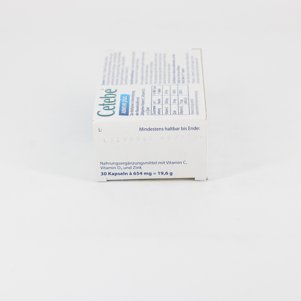 CETEBE ABWEHR plus Vitamin C+Vitamin D3+Zink Kaps.
