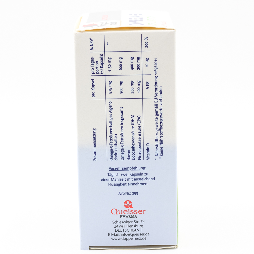 DOPPELHERZ Omega-3 pflanzlich system Kapseln