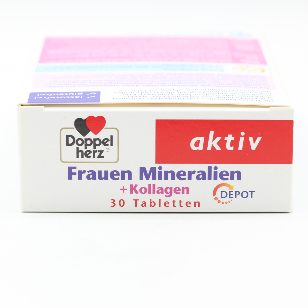 DOPPELHERZ Frauen Mineralien+Kollagen Depot Tabl. Doppelpackung (2x30St)