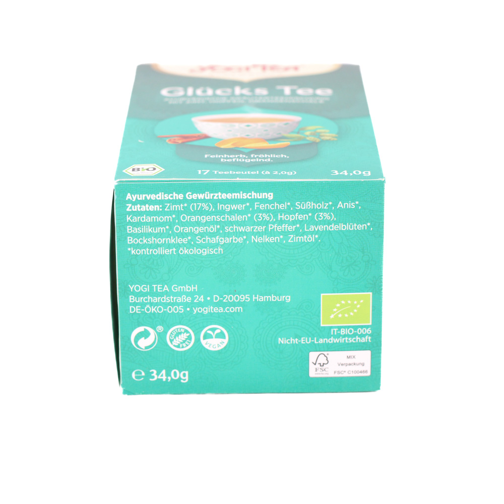 YOGI TEA Glückstee Bio Filterbeutel