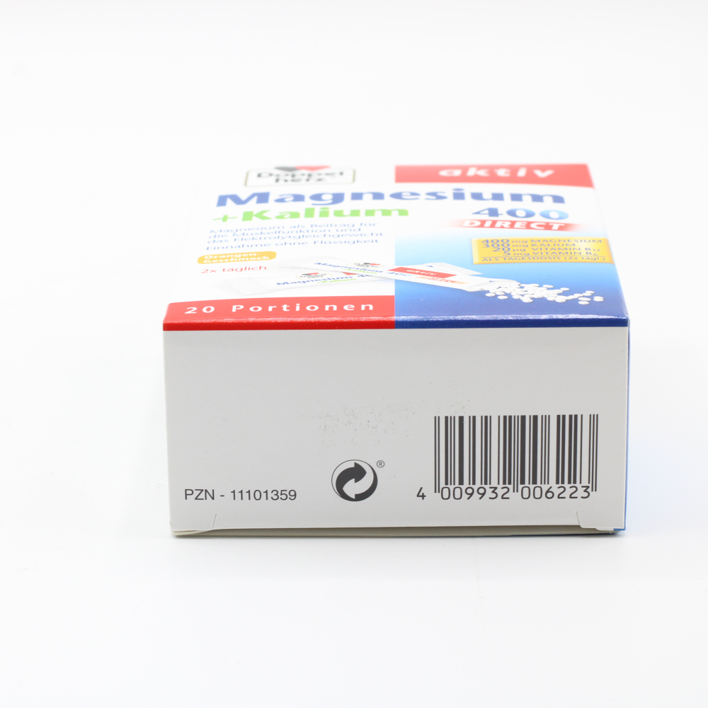 DOPPELHERZ Magnesium+Kalium DIRECT Portionsbeutel