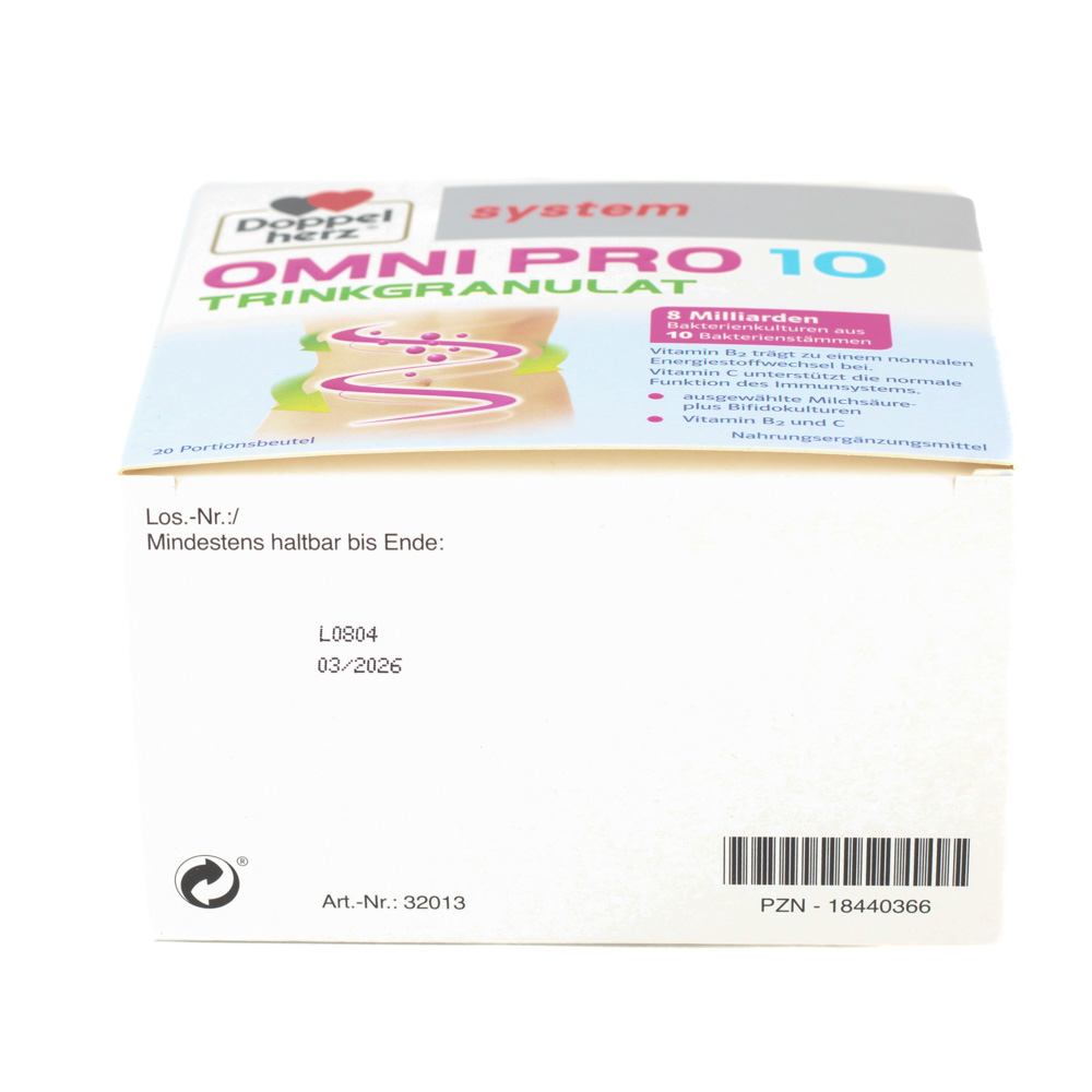 DOPPELHERZ Omni Pro 10 system Trinkgranulat