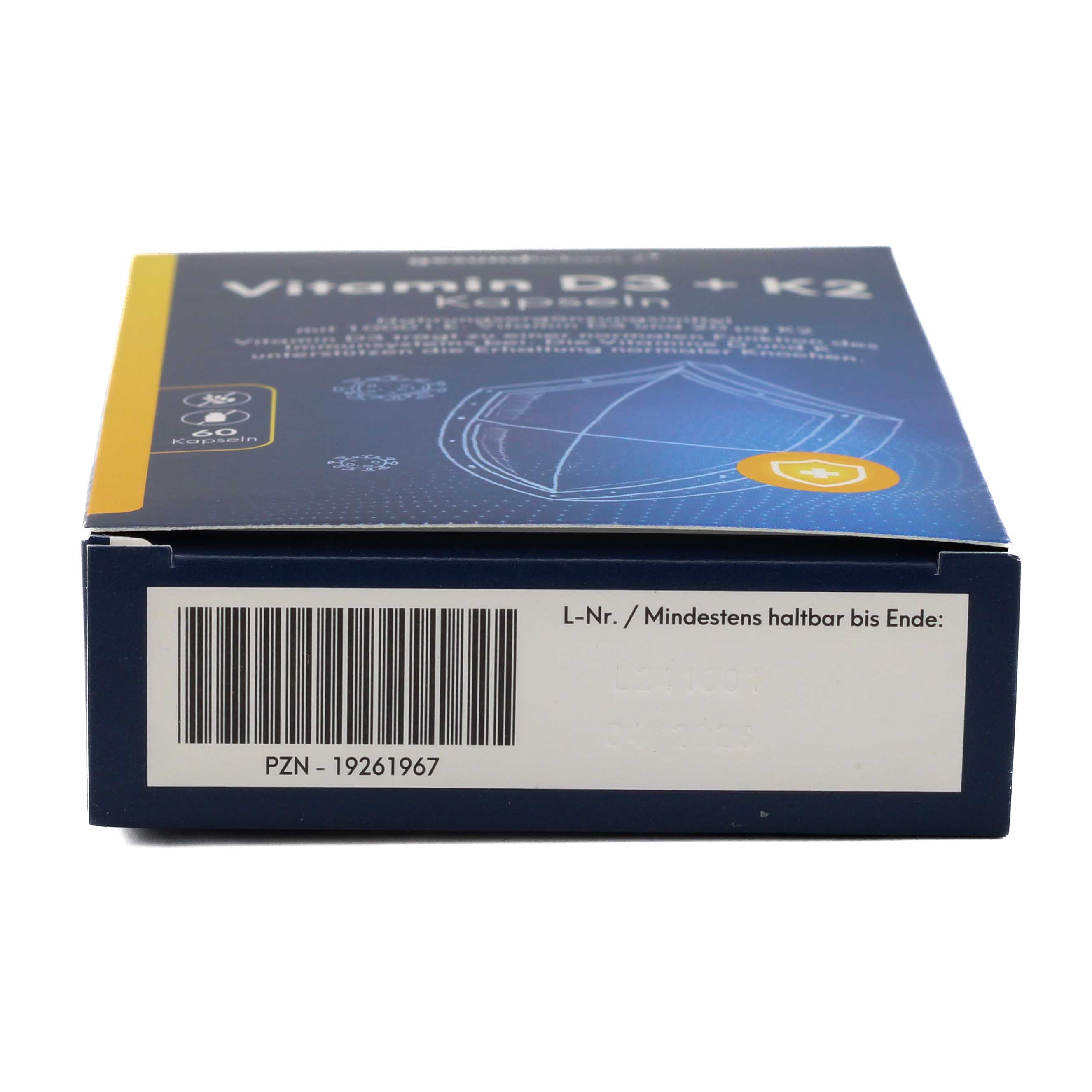 GESUND LEBEN Vitamin D3+K2 Weichkapseln