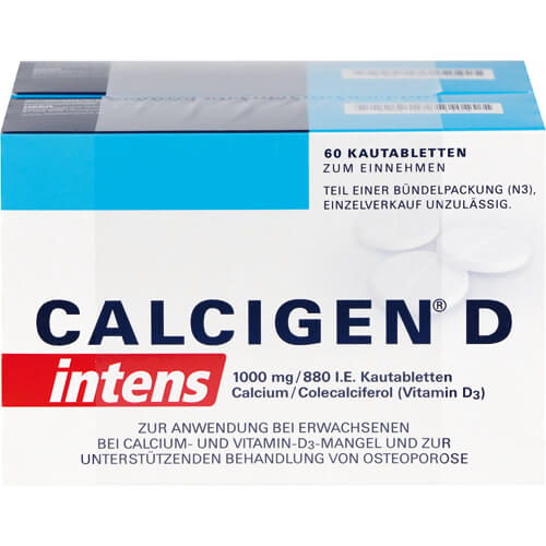 CALCIGEN D intens 1000 mg/880 I.E. Kautabletten