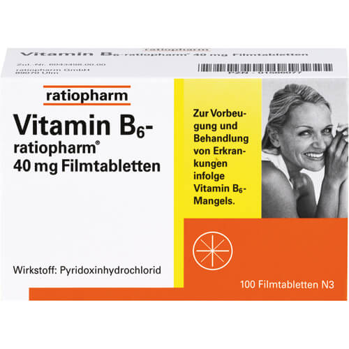 VITAMIN B6-RATIOPHARM 40 mg Filmtabletten