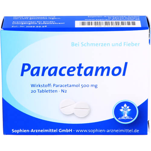 PARACETAMOL Sophien 500 Tabletten