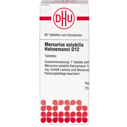 MERCURIUS SOLUBILIS Hahnemanni D 12 Tabletten