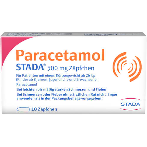 PARACETAMOL STADA 500 mg Zäpfchen