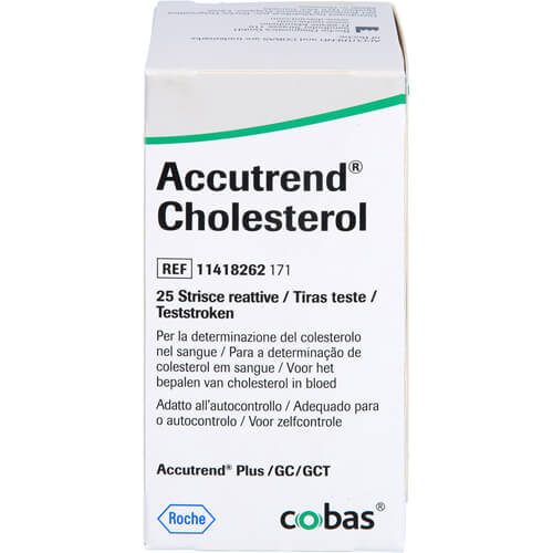 ACCUTREND Cholesterol Teststreifen
