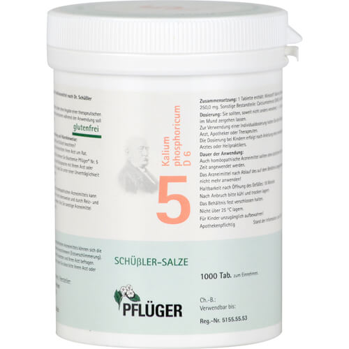 BIOCHEMIE Pflüger 5 Kalium phosphoricum D 6 Tabl.