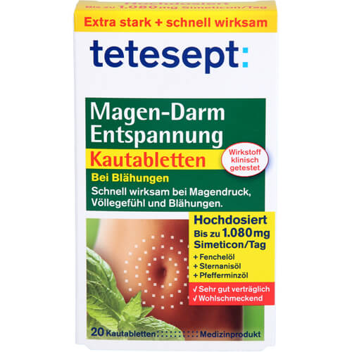 TETESEPT Magen-Darm Entspannung Kautabletten