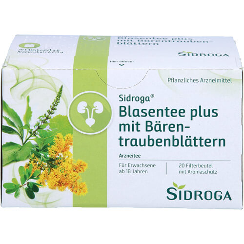 SIDROGA Blasentee plus mit Bärentraubenblättern