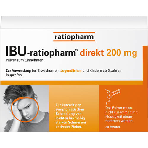 IBU-RATIOPHARM direkt 200 mg Pulver zum Einnehmen
