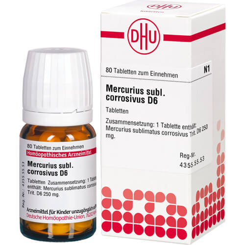 MERCURIUS SUBLIMATUS corrosivus D 6 Tabletten