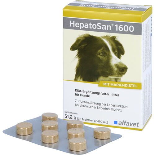 HEPATOSAN 1600 Diät-Erg.Futterm.Tab.f.Hunde
